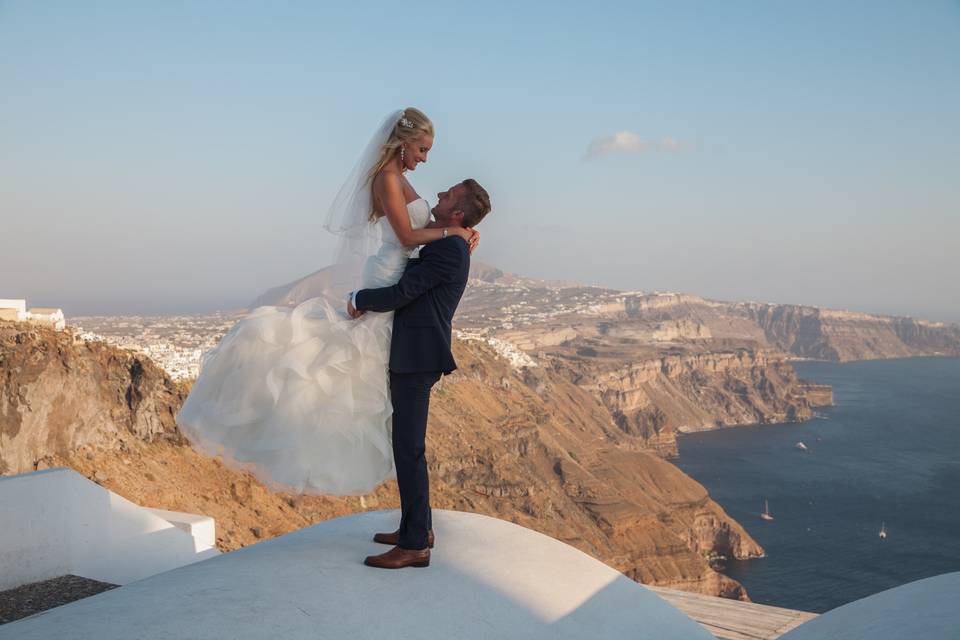 Santorini wedding video