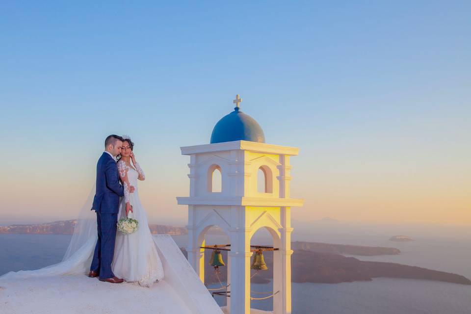 Santorini wedding video