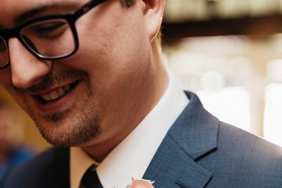 Textural boutonniere