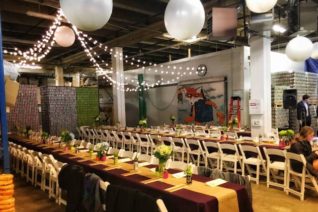 Family style table setting