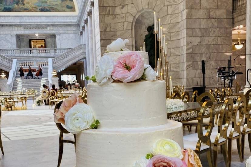 Castle dream wedding cake