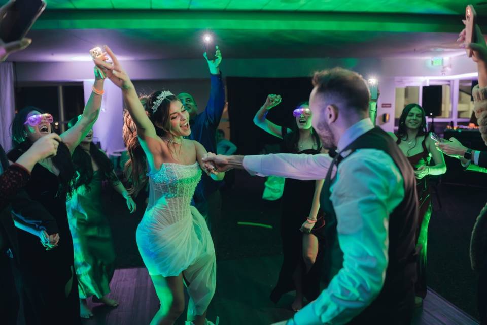 Tearing up the dance floor!