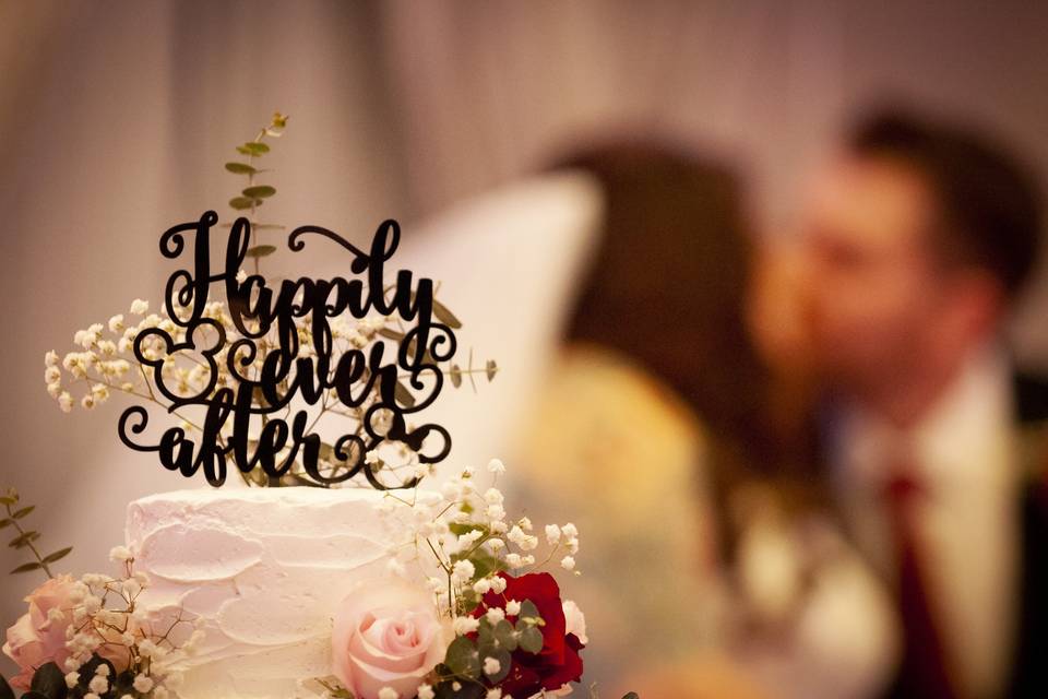 Happily ever after cake topper