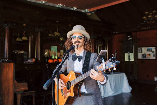 Singing with the Bride!