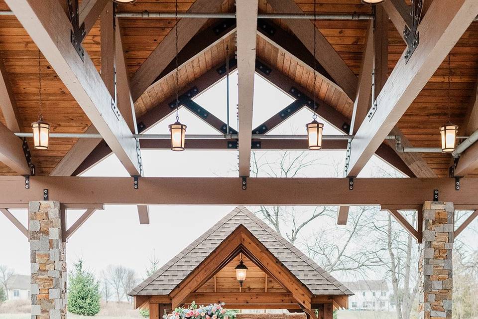 Cedar pavilion ceremony