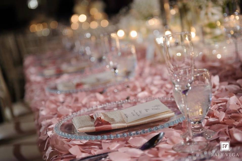 Weddding tablescape