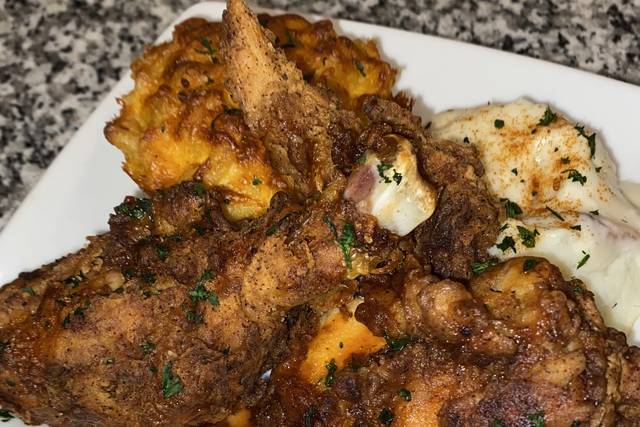 Skillet-fried chicken