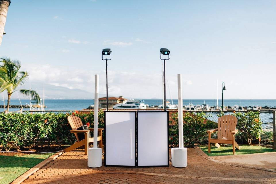 DJ Booth at Maui Ocean Center