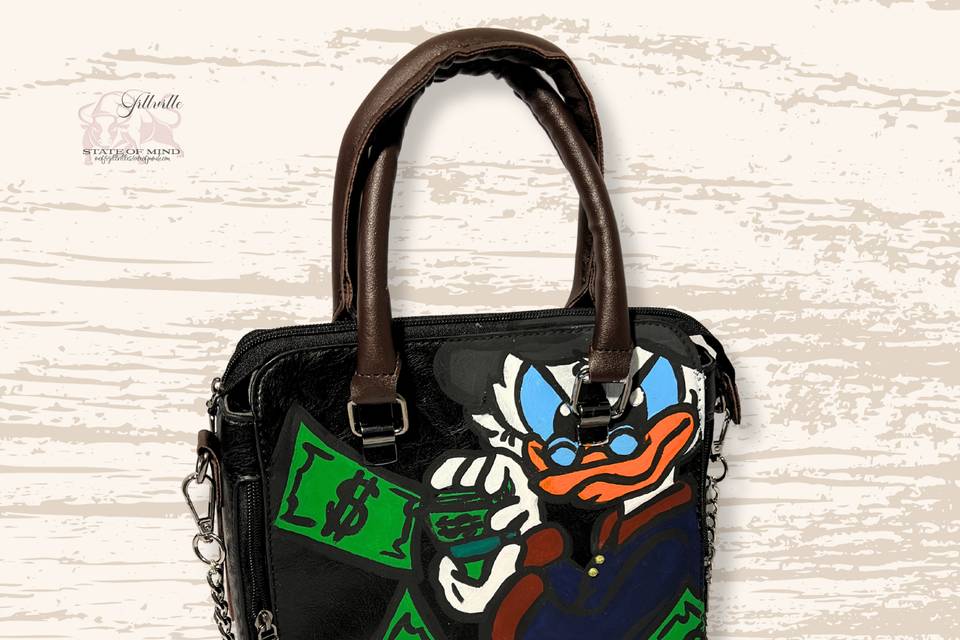 Hand painted purse