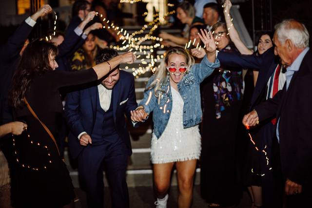 Fun Wedding Exit