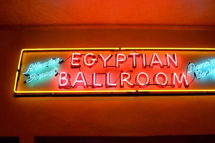 Egyptian ballroom signage