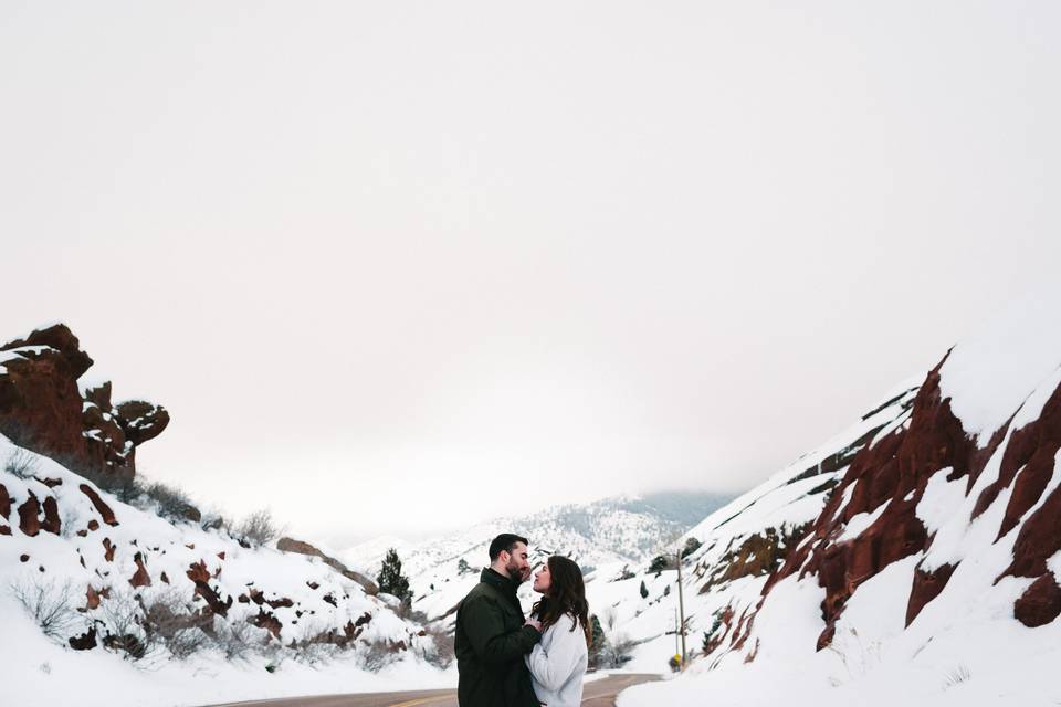 Colorado Engagement Photo