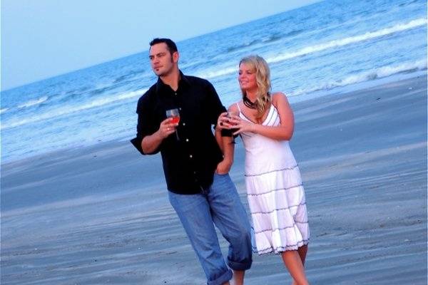 Engagement session in Galveston