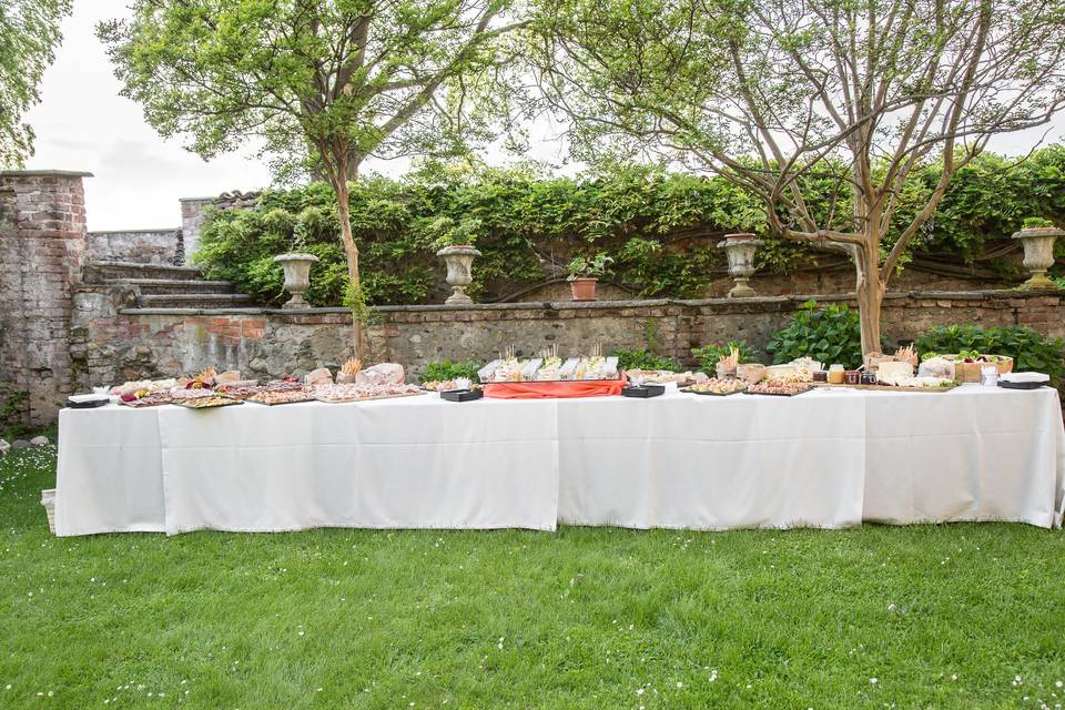 Buffet in the garden