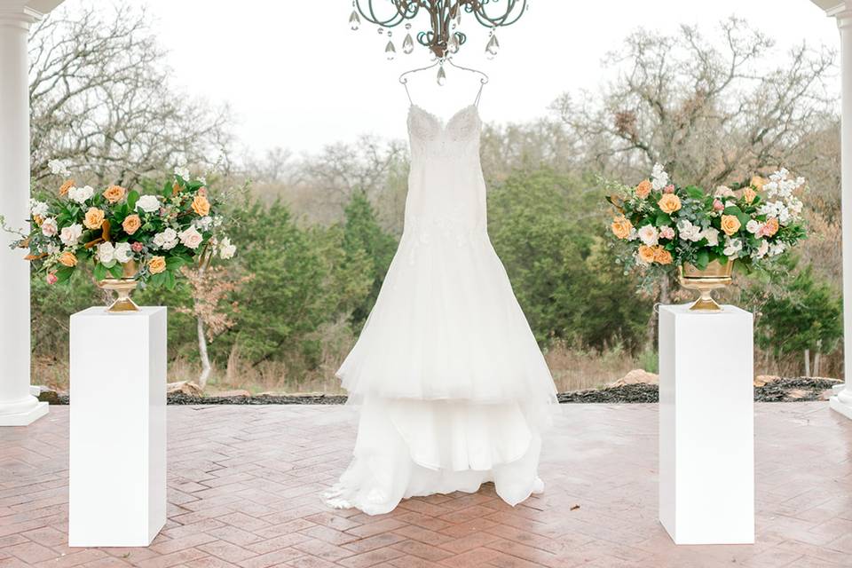 Chandelier at Parker Manor