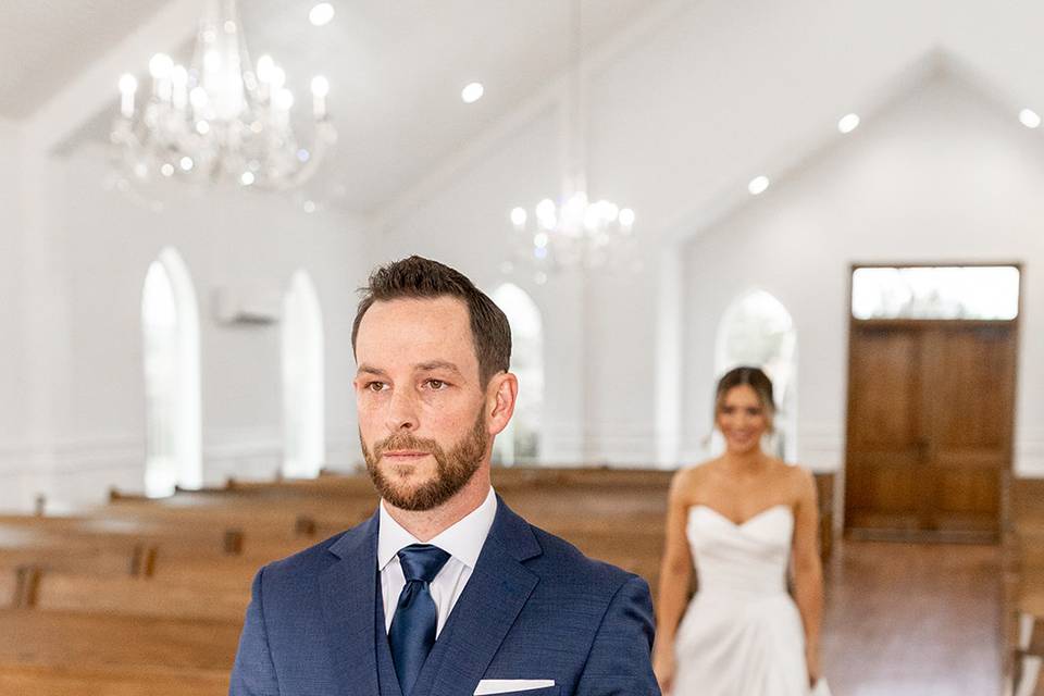 First look in the chapel