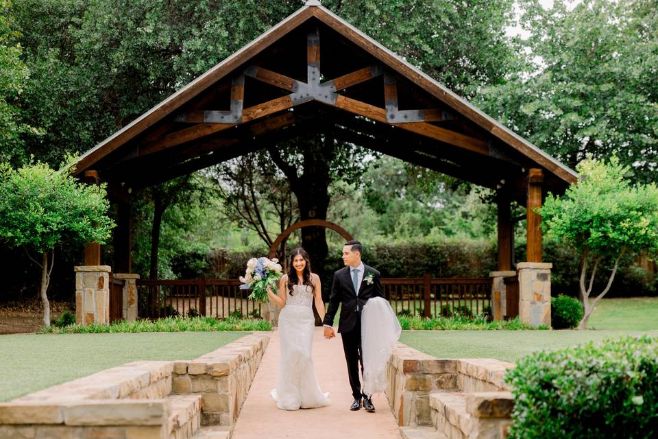 Outdoor ceremony site