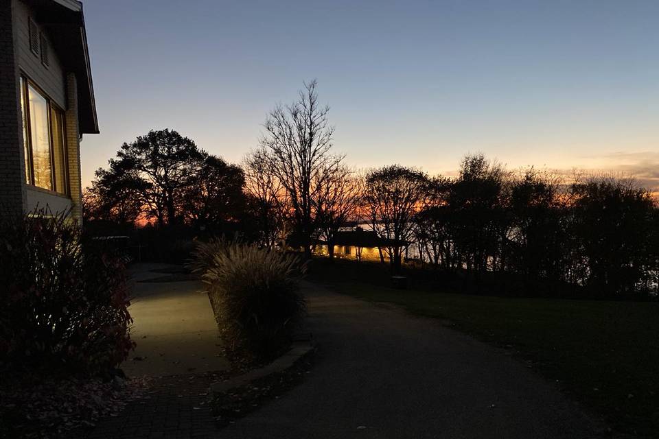 Sunset on Lake Koshkonong