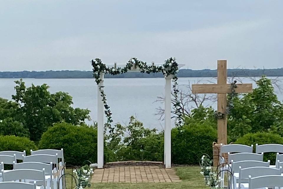 Wedding Arbor, Ceremony Lawn