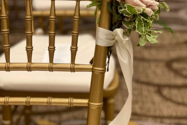 Ceremony chair decor