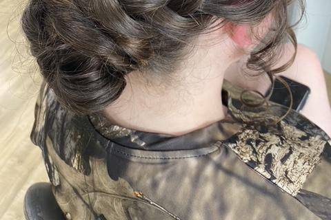 Braided updo