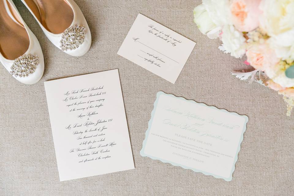 Wedding invitation card