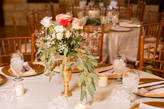 Flower centerpieces