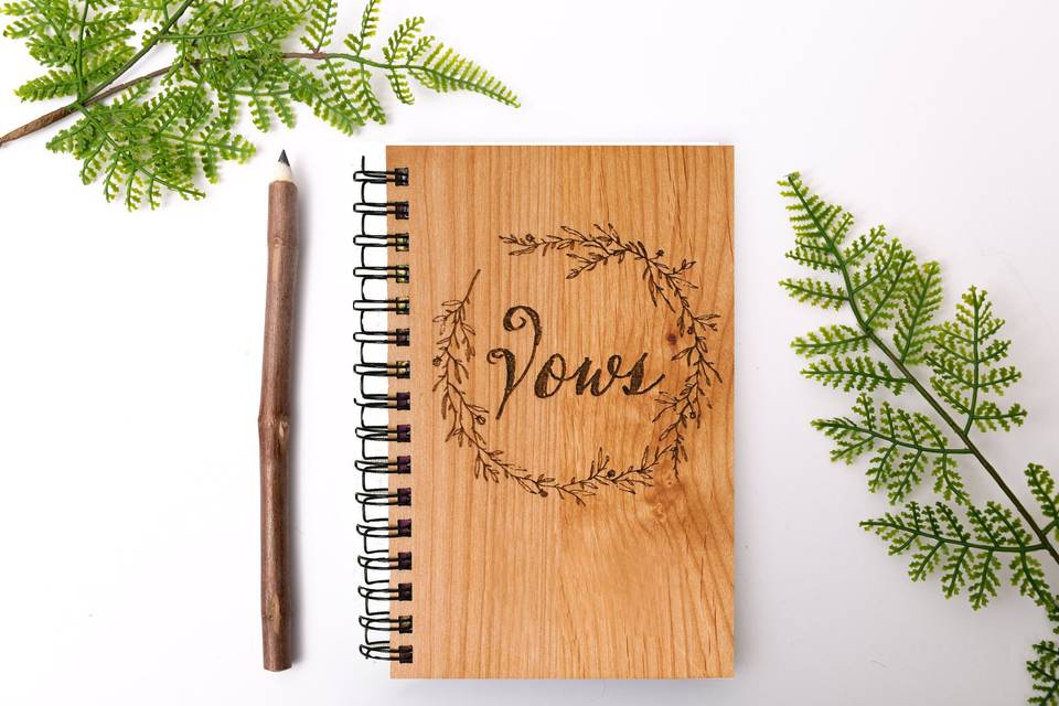 Wood Vow Book