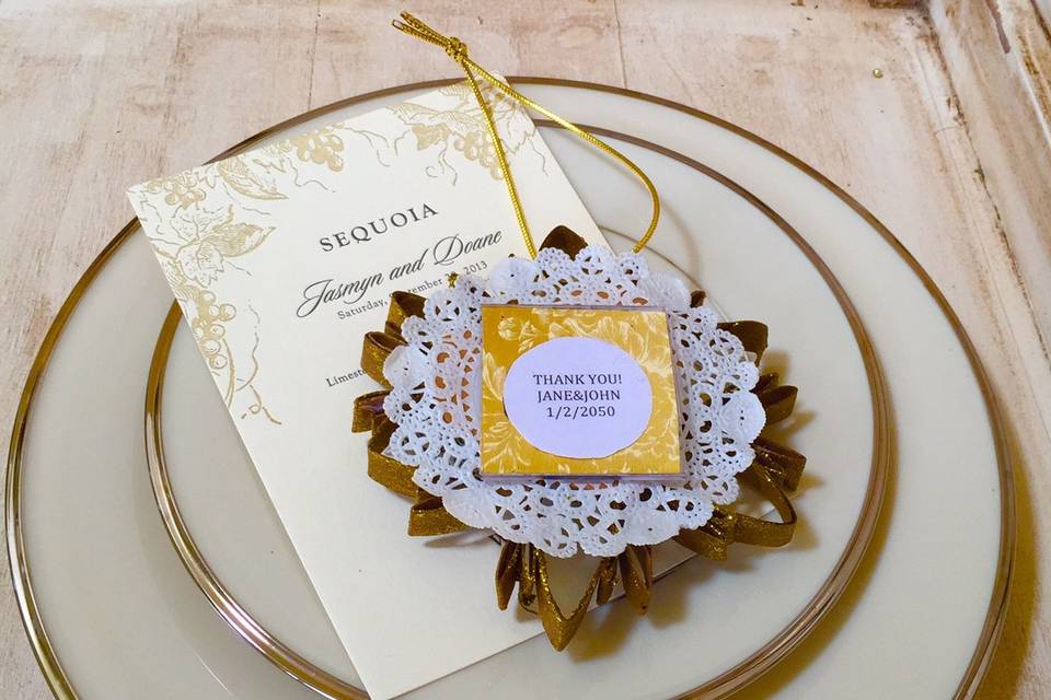 Custom place setting