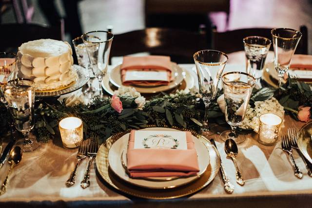Table Setting for Reception