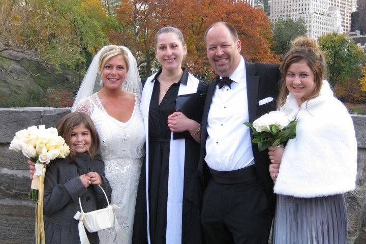 Rev. Carolyn DeVito, NYC Wedding Officiant