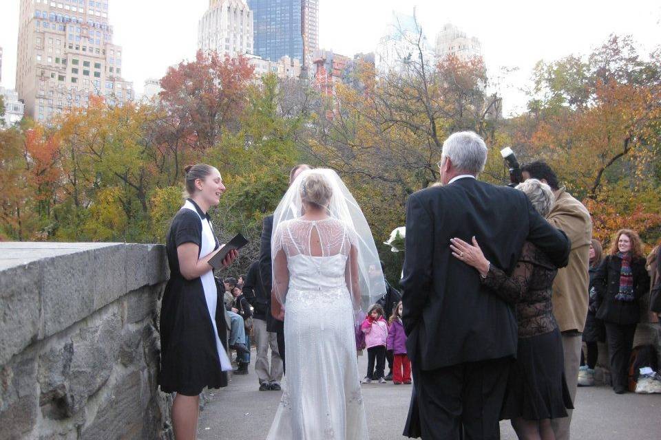 Rev. Carolyn DeVito, NYC Wedding Officiant