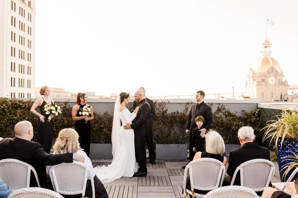 Rooftop Ceremony