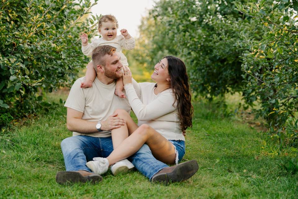 Apple Orchard engagement