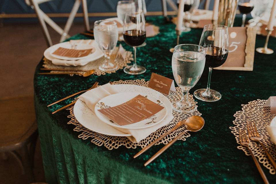 Modern Wedding Table