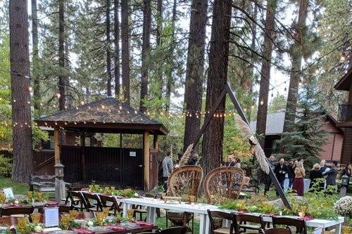 Black bear lodge on sale wedding