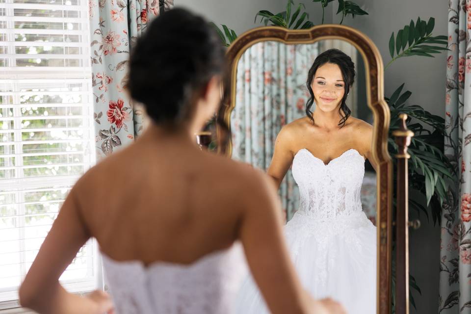 Bride Getting Ready
