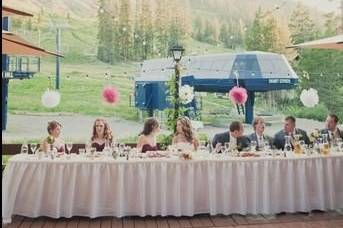 Head Table on Village Deck