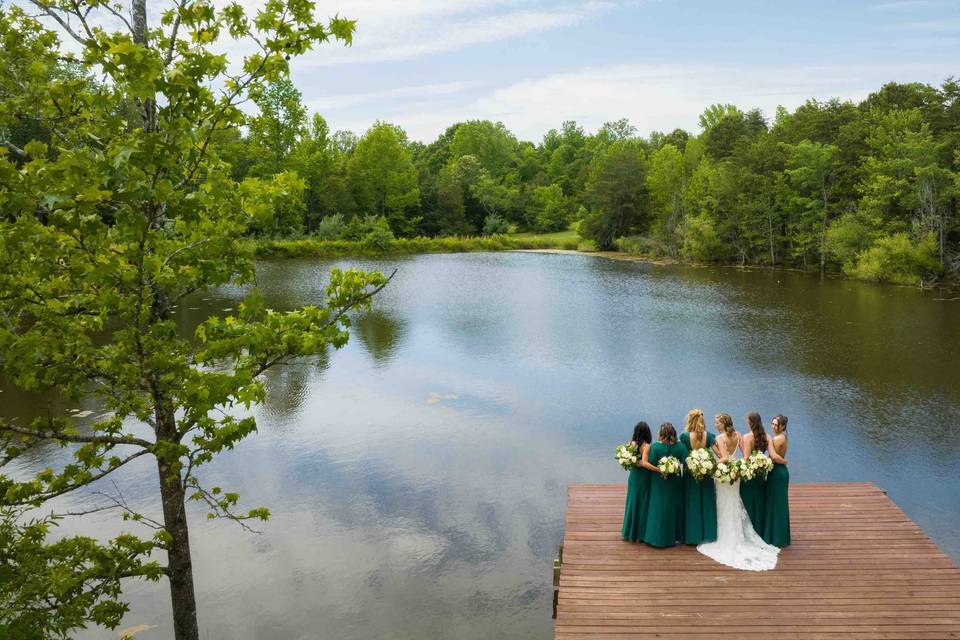 Bridesmaid By the lake