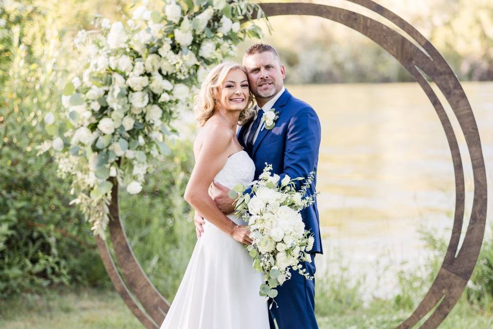 A river wedding