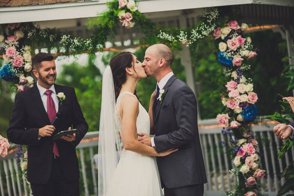 Wedding kiss