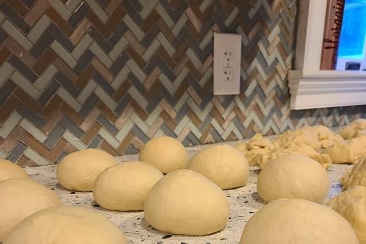 Freshly made dough