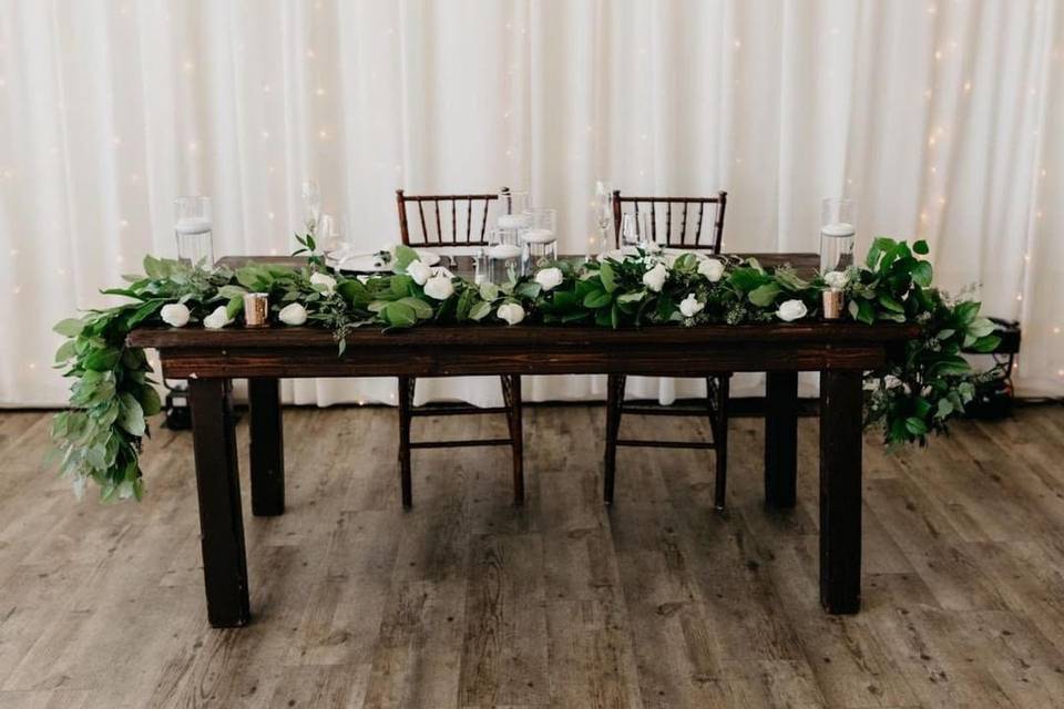 Gorgeous Sweethearts Table