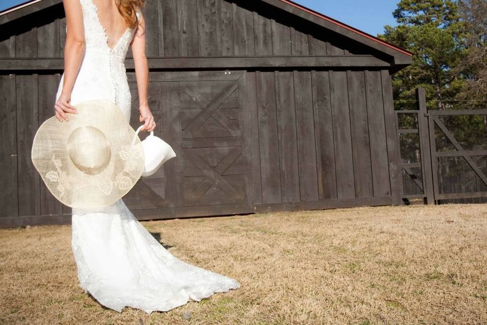 Dress and hat