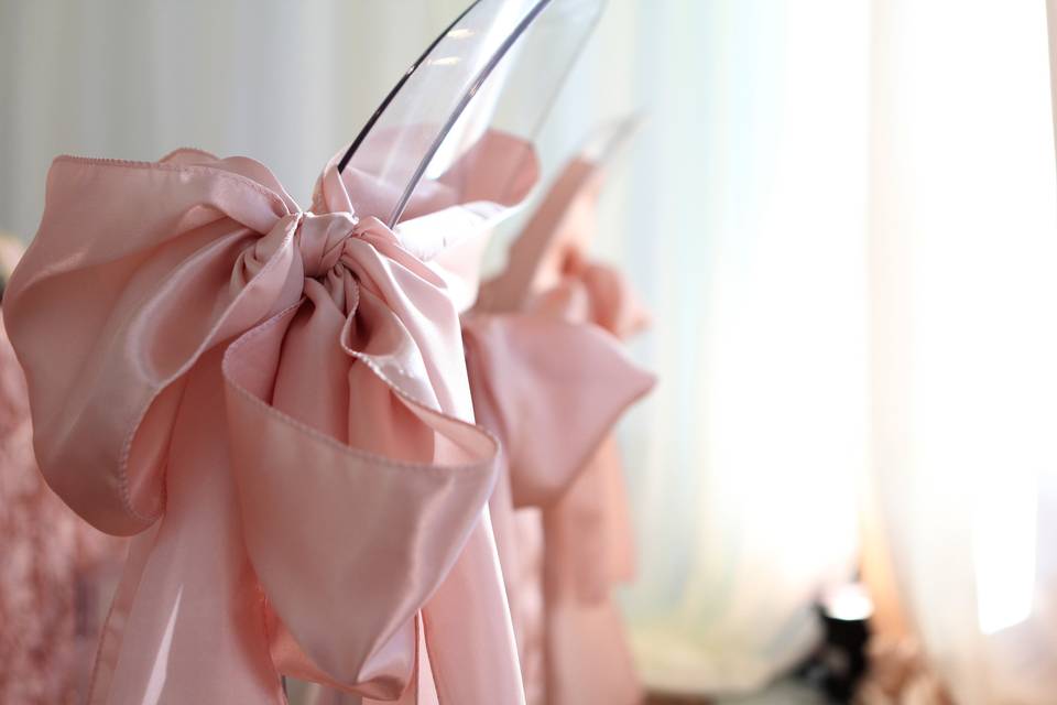 Light pink ribbons