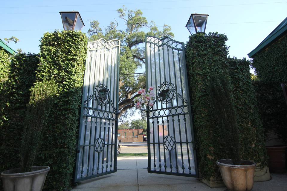 Open gates