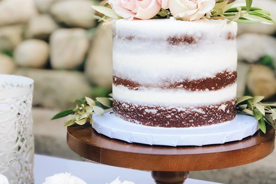 Chocolate naked cake