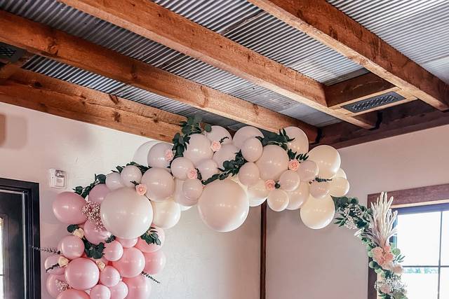 Custom wedding balloon arch