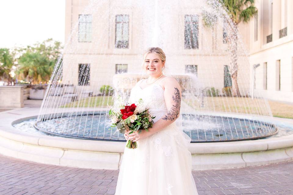 Downtown bride