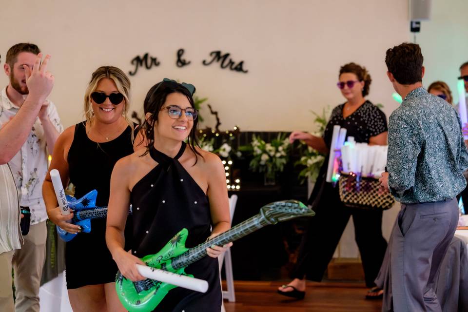 Fun with air guitars